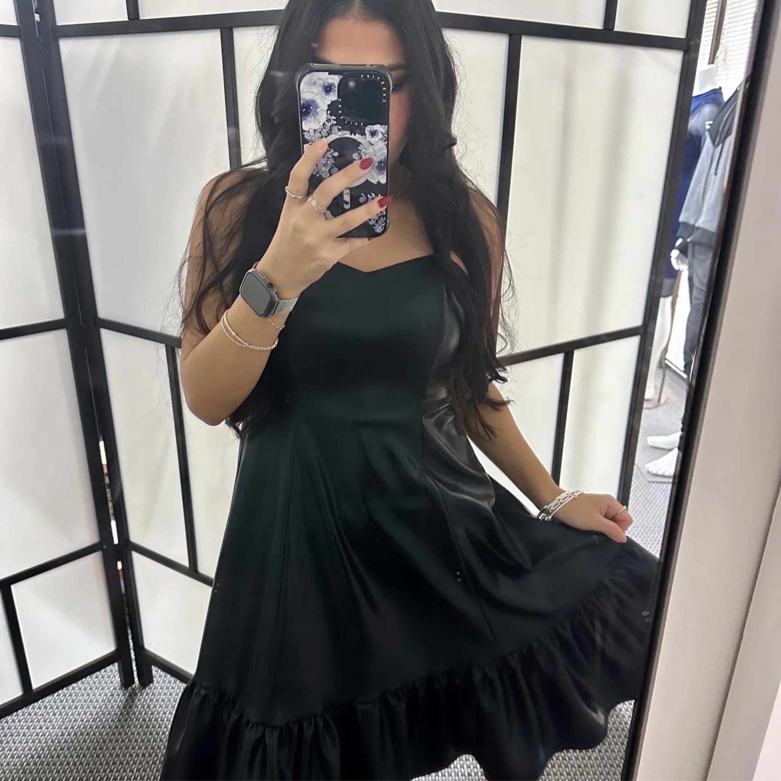 Black Flaux Leather Dress The Classy Vault